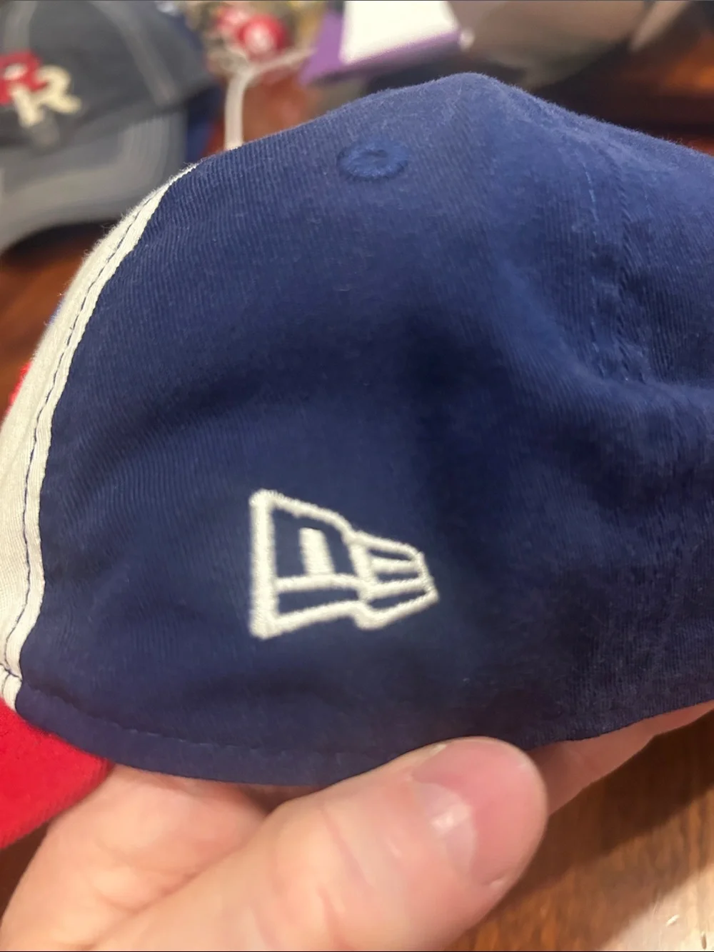 Round Rock Express New Era 9Twenty Red, White, Blue Baseball Cap Train Logo O/S